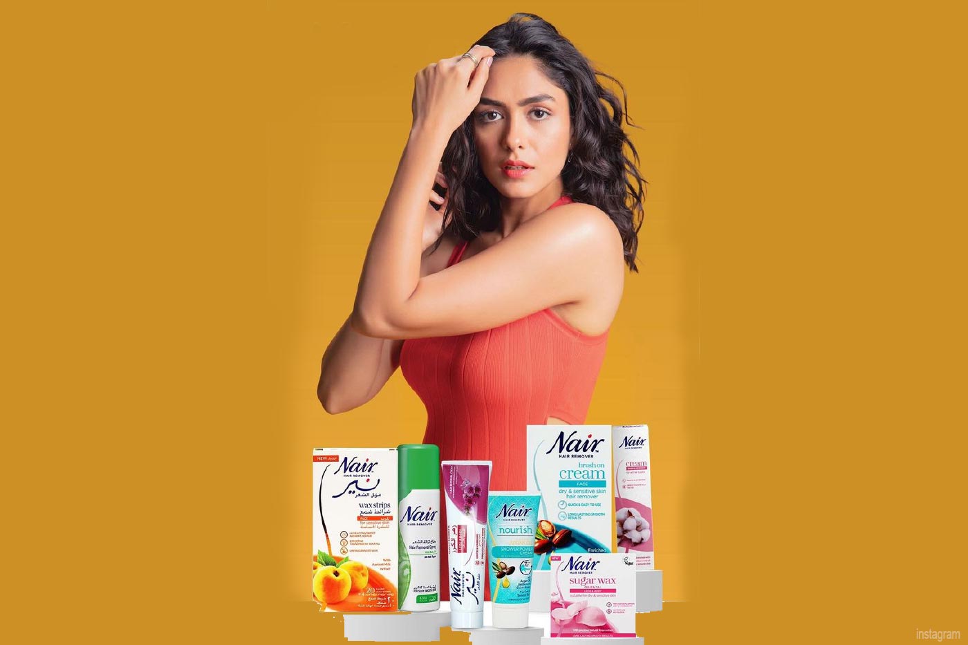 Leading hair removal brand Nair signs Mrunal Thakur as brand ambassador