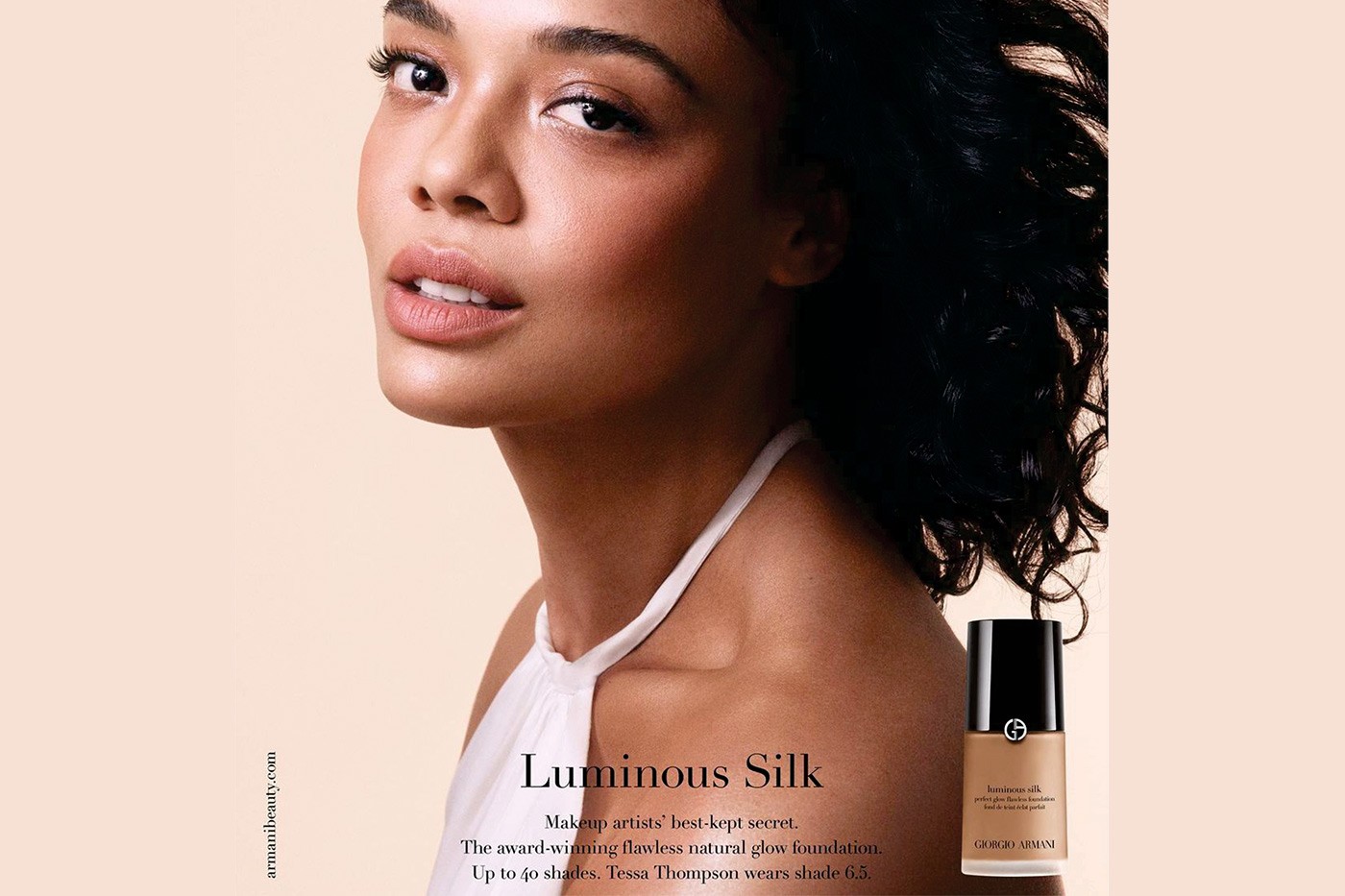 Tessa Thompson becomes the new face of Armani Beauty
