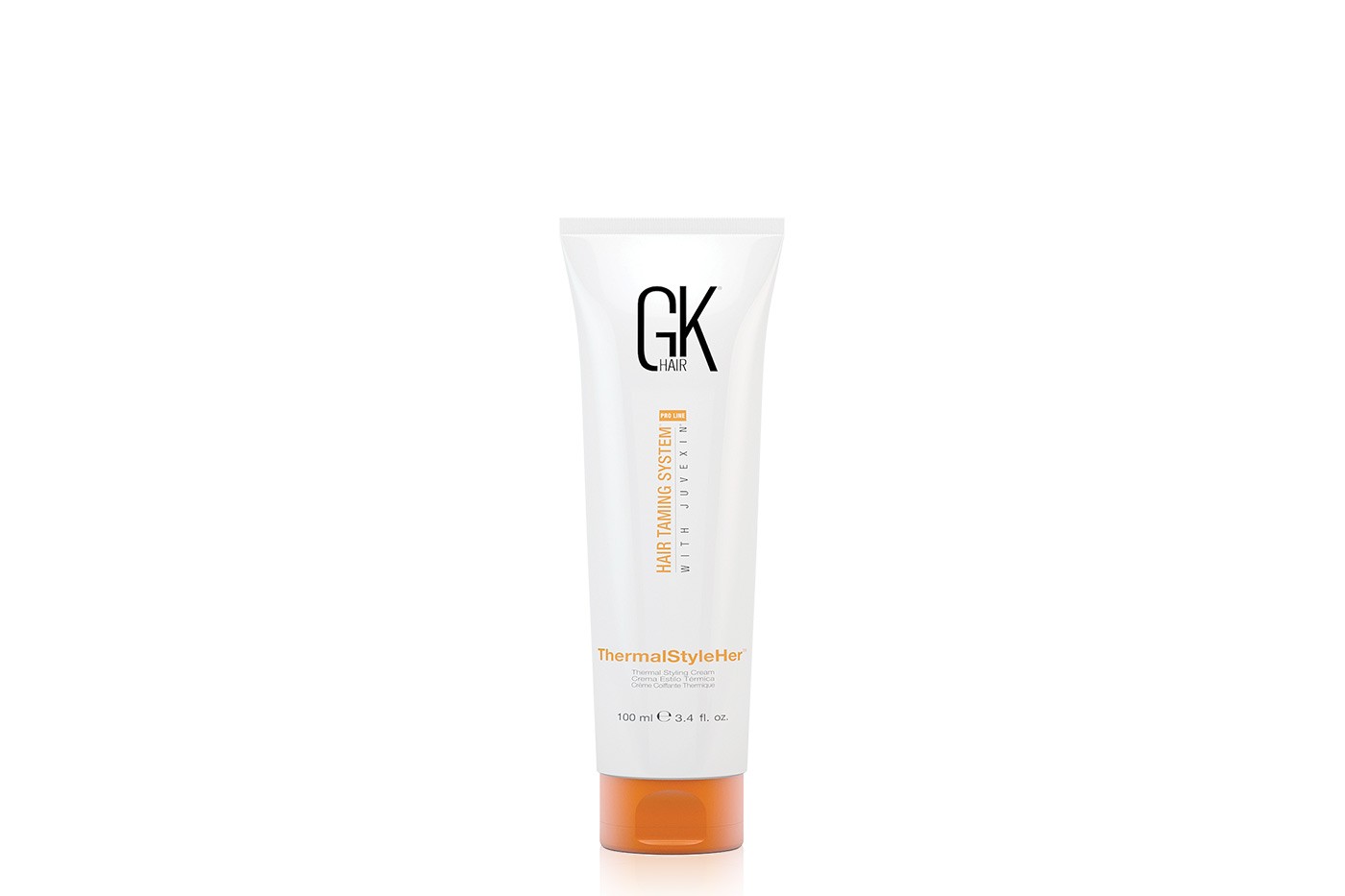 Protect hair against heat with GK Hair’s Thermal Style-Her Cream 