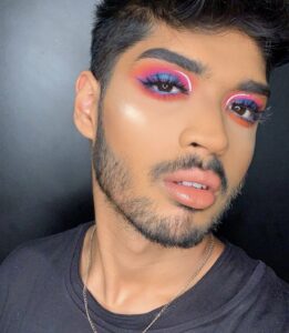 Shantanu Dhope indian makeup male influencer