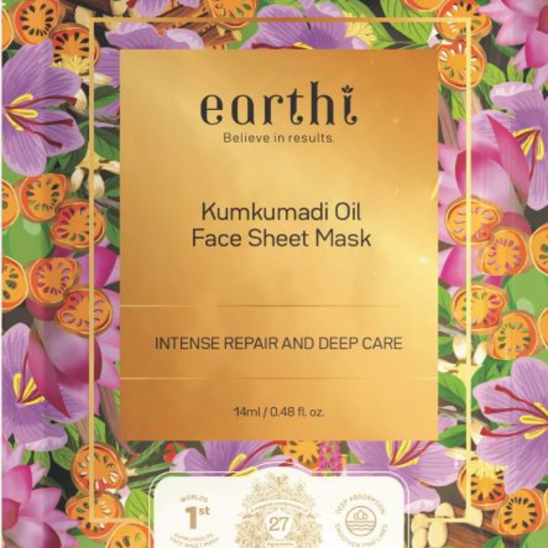 Shoppers Stop and Earthi partner to launch first ever Kumkumadi Oil face sheet mask