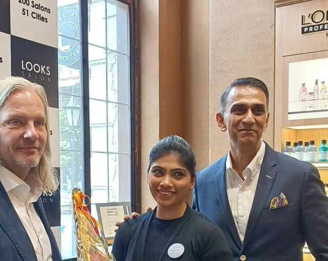 Aurelian Lis visits LOOKS Salon in Mumbai Aurelian Lis visits LOOKS Salon in Mumbai