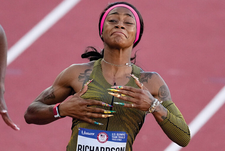 How Sha’Carri Richardson Raced to the Olympics with Spunky Nails in Tow?