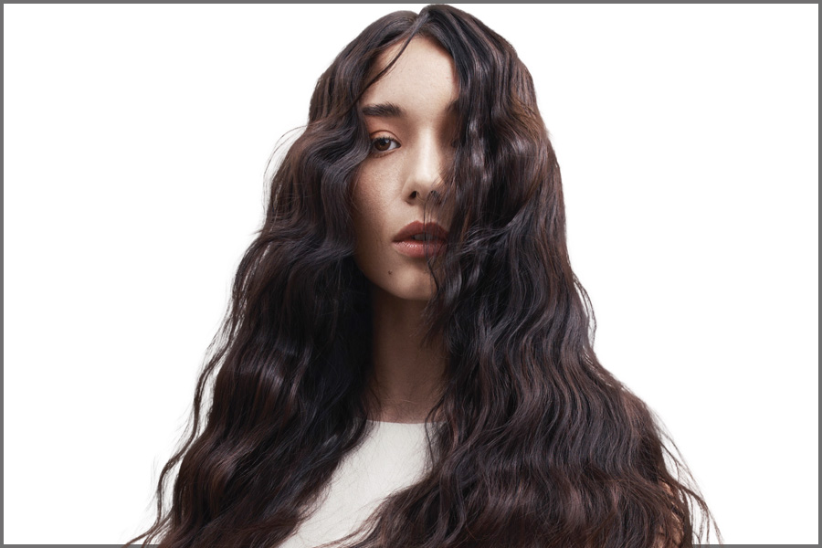 Burgundy Hollywood Waves