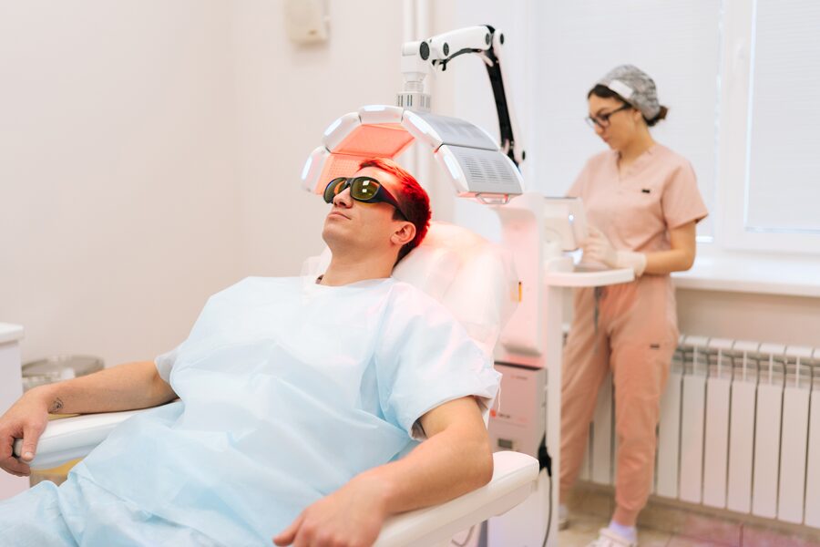 LED Light Scalp Therapy