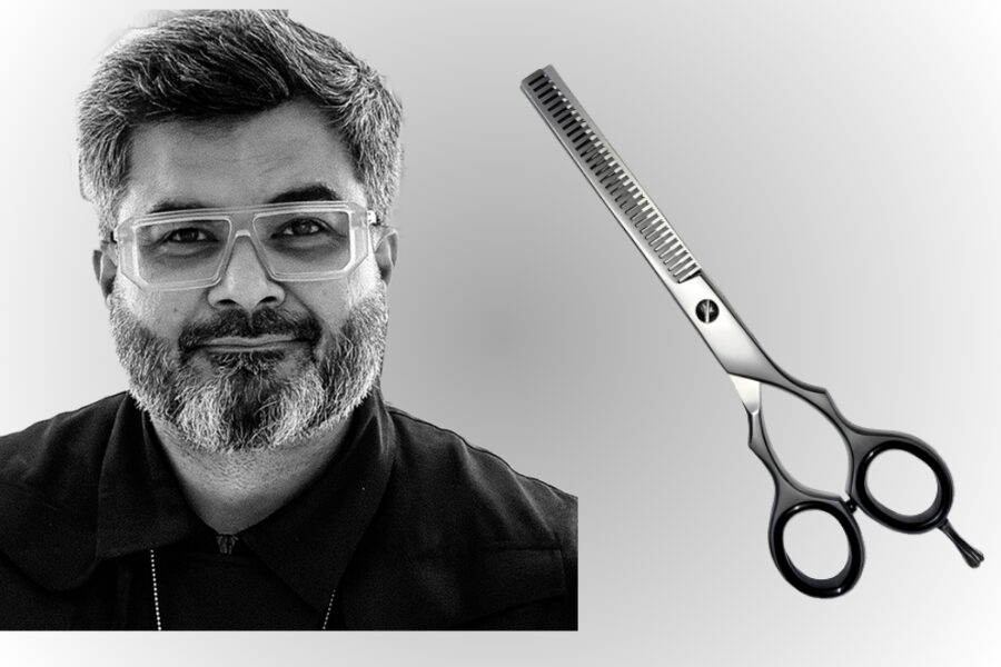 For Deepak Jalhan, the indispensable tool is texturising shears.