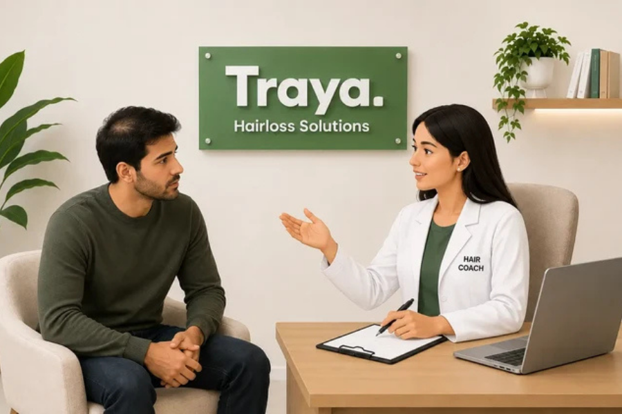Traya Study Links Dandruff to 54% of Male Hair Loss Cases Traya Study Links Dandruff to 54% of Male Hair Loss Cases