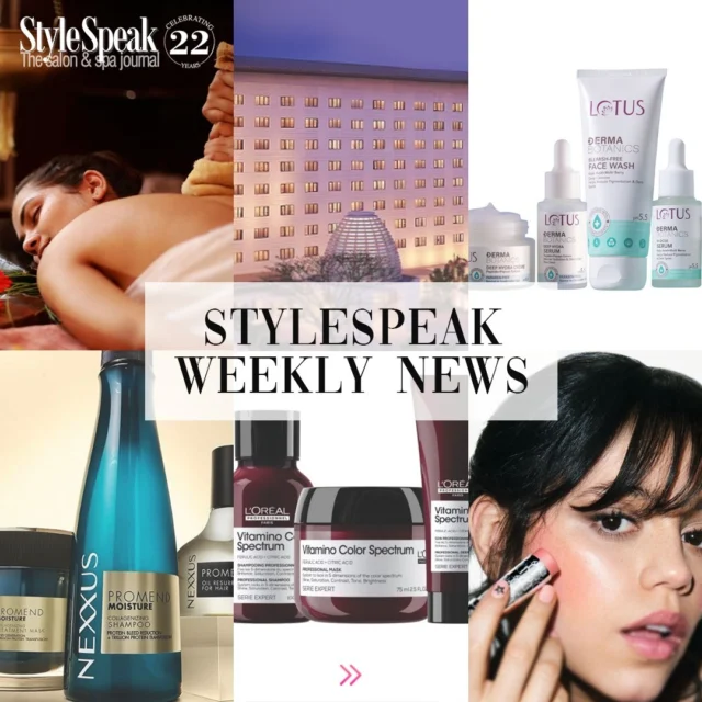 From luxury spa indulgences to skincare innovations and transformative haircare, this week’s StyleSpeak Weekly News brings the latest in beauty and wellness.
Discover how brands like L'Oréal, Nexxus, and Lotus Professional are driving change with science-led solutions and bold campaigns.

✨Explore the full stories now at StyleSpeak.com✨

#StyleSpeak #WeeklyBeautyNews #SalonAndSpaJournal #BeautyIndustryInsights #Haircare #Skincare #Wellness