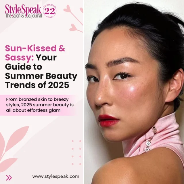 Discover the defining hair and beauty trends of Summer 2025 — from luminous skin and vibrant lips to naturally textured hair and sunlit color palettes. Stay ahead of the season with expert-backed insights and timeless style inspiration.

Read the full article on StyleSpeak: www.stylespeak.com

#StyleSpeak #SummerBeauty2025 #ProfessionalBeautyTrends #HairAndMakeupInspo #BeautyIndustryUpdate  #SeasonalTrends #SunKissedLook