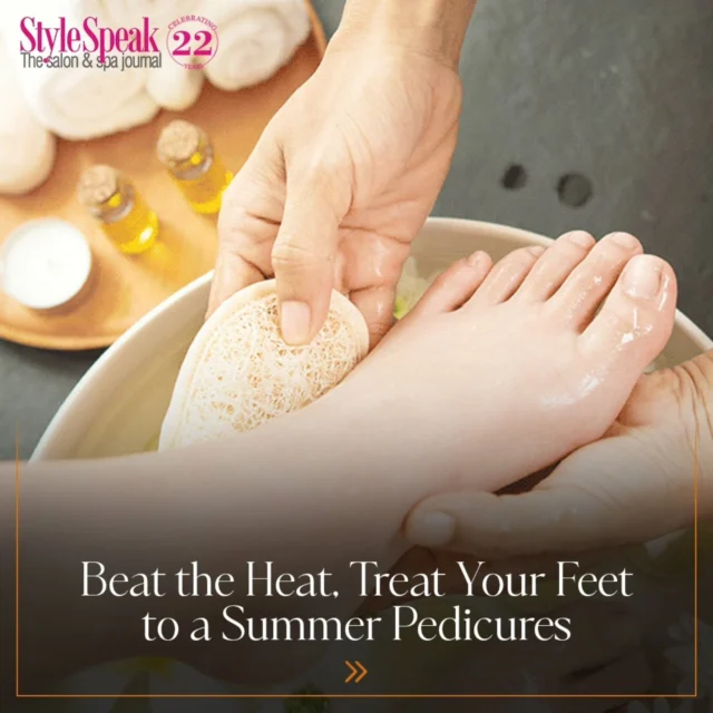 Get your feet summer-ready with luxurious pedicure treatments designed to refresh, nourish, and protect. From exfoliation to hydration, professional care ensures your feet look flawless and feel their best all season long. Embrace open-toe confidence with expert-approved summer foot care.

Discover the full routine at www.stylespeak.com

#Stylespeak #SummerPedicure #FootCareEssentials #HealthyFeet #SummerReady #SelfCareRoutine #Pedicure