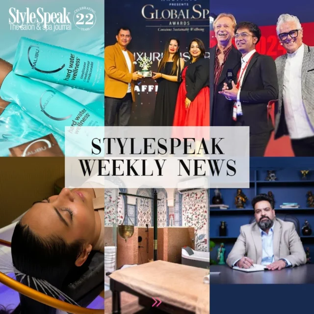 From innovative salon launches and award-winning spa destinations to global recognition and brand milestones, the beauty and wellness industry continues to evolve and inspire.
✨ Discover the latest highlights from Bellance, Lakmē, Wella, Elemis, and more in this week's industry roundup.

For full stories and in-depth coverage, head to StyleSpeak.com.

#Stylespeak #BeautyIndustryNews #SalonLaunch #HaircareInnovation #SkincareMilestones #GlobalBeautyAwards #ProfessionalBeauty #WellnessTrends